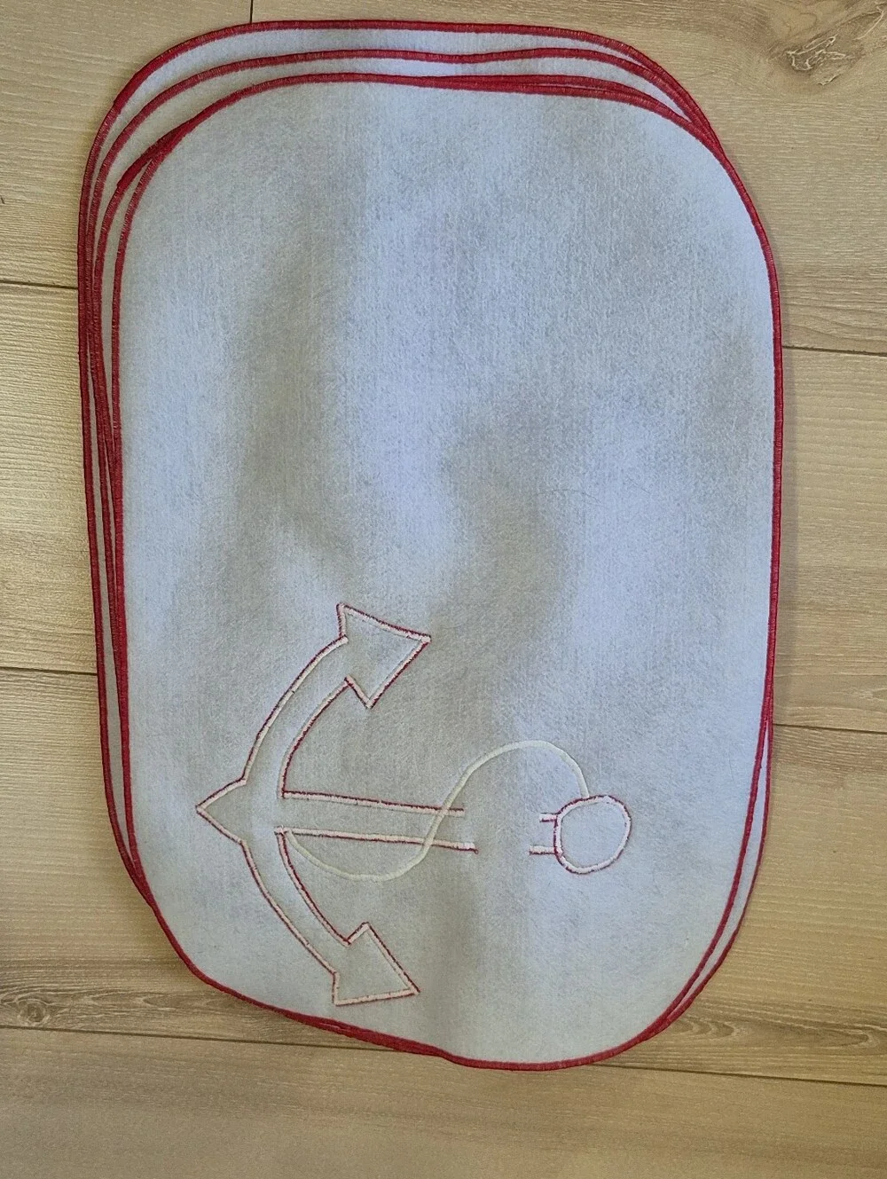 Set of 4 Heritage Linens Nautical Anchor Placemats with Napkins NWT